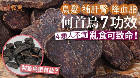 何首烏雞湯功效|何首烏功效｜黑髮補肝腎7好處製首烏更有益？4類人不 